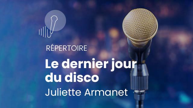 Le Dernier Jour du Disco - Juliette Armanet